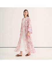 galvin uzun kimono pembe