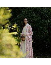 galvin uzun kimono pembe 3