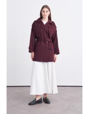 megan kemerli trenç bordo