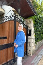 brode detaylı tunik mavi 3