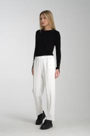 çimalı pantolon beyaz