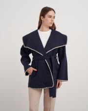şal yaka kap lacivert 3