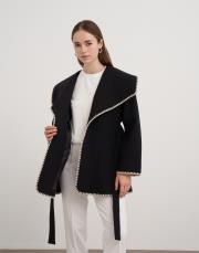 şal yaka kap siyah 2