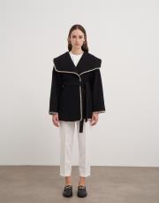 şal yaka kap siyah 3