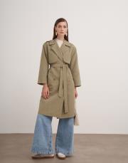 basic trençkot soft yeşil 3