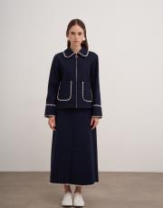 çoban dikişli etekli takım lacivert 2