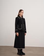 çoban dikişli etekli takım siyah 2