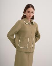 çoban dikişli etekli takım soft yeşil