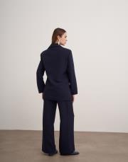 yan bağlamalı ceketli takım lacivert 3