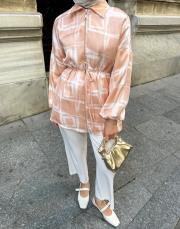 balon kol tunik turuncu 4