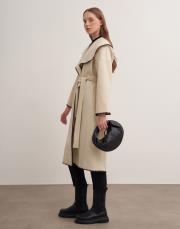 uzun çoban dikişli kaşe kaban bej 4