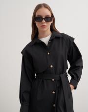 gömlek trenç siyah