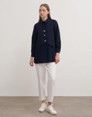 yelekli gömlek lacivert