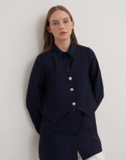 yelekli gömlek lacivert 3