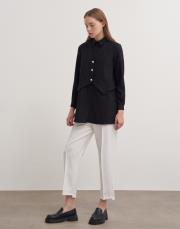 yelekli gömlek siyah 3