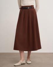 kemerli etek kahverengi 2