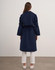 kol kemerli trençkot lacivert 3