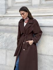 uzun trençkot acı kahve 4