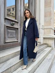 uzun trençkot lacivert 3